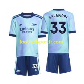 Tenue Arsenal Calafiori 33 Enfant Troisieme 2024-2025 Maillot de Foot